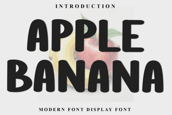 Apple Banana Font for Festive Branding
