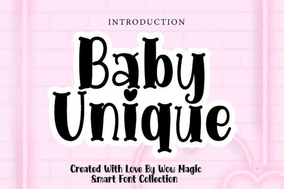 Baby Unique Font for Creative Projects