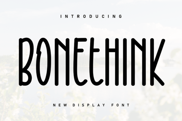 Bonethink Font for Business Branding