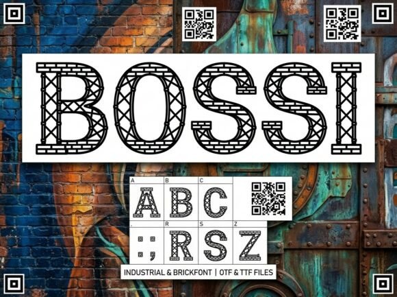 Bossi Font: Bold Display Type