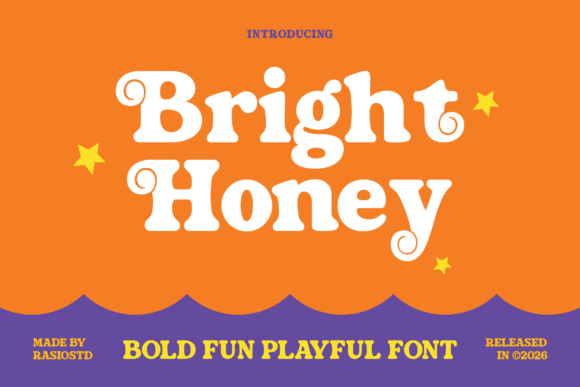 Bright Honey Font for Creative Makers
