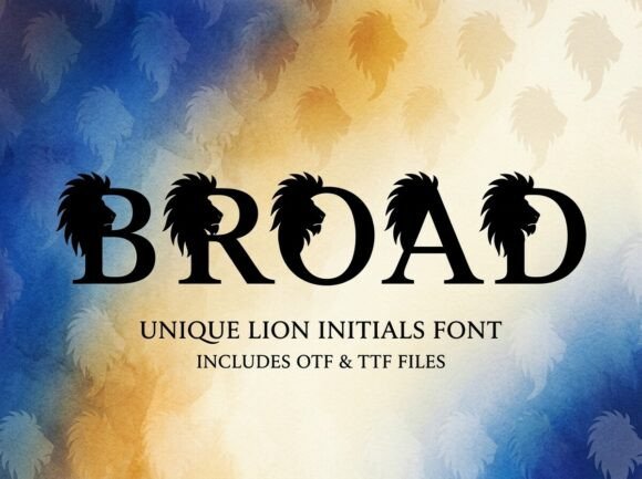 Broad Font for Web Design