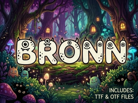 Bronn Font: Bold Design for Editorial Work