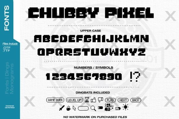 Chubby Pixel Font for Creative Campaigns