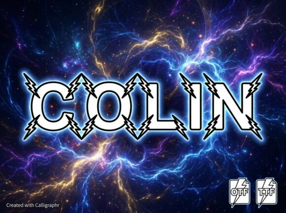 Colin: A Bold Display Typeface