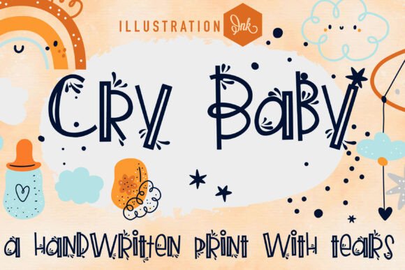 Cry Baby Font for Creative Projects