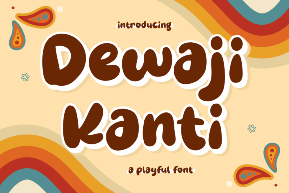 Dewaji Kanti: A Cozy Display Font