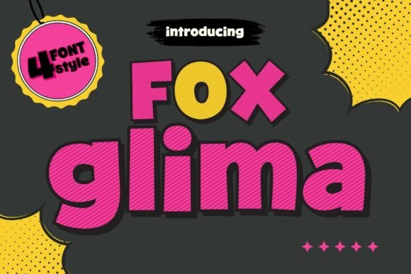 Fox Glima Font for Bold Editorial Design
