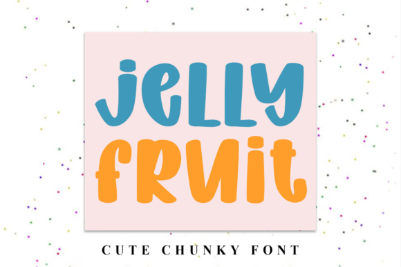 Jelly Fruit Font for Festive Branding