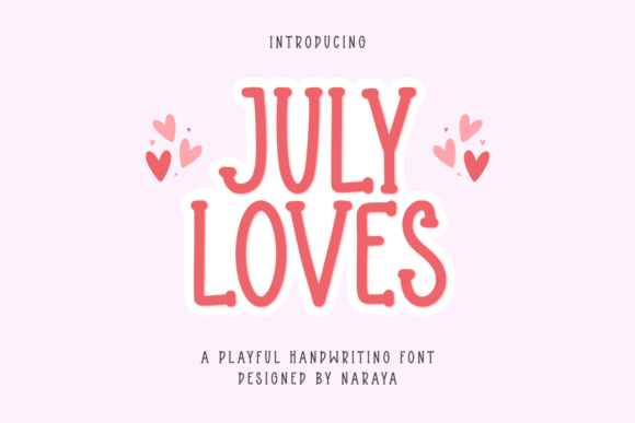 July Loves Font for Web Design