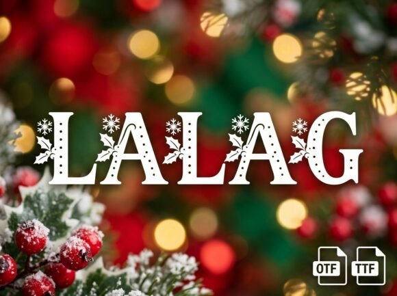 Lalag: A Bold Display Font for Creative Makers