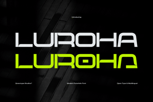 Luroha Font: Bold & Dynamic