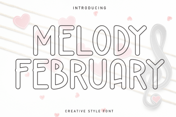 Melody February Font for Elegant Branding