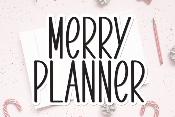 Merry Planner Font for Creative Design