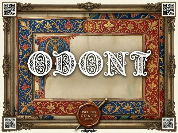 Odont: A Bold Display Font for Creative Projects