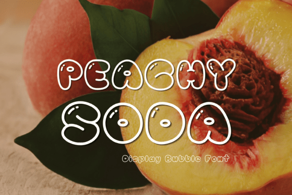Peachy Soda Font for Bold Branding
