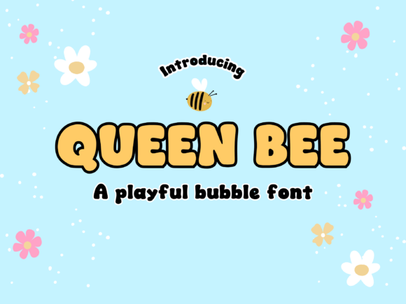 Queen Bee Font for Creative Projects