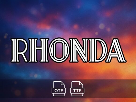 Rhonda Font: Bold & Beautiful
