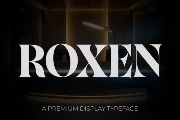 Roxen: A Bold Font for High-End Branding