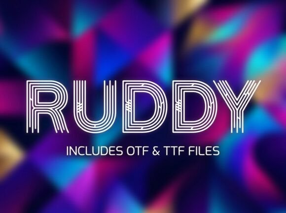 Ruddy Font for Creative Projects