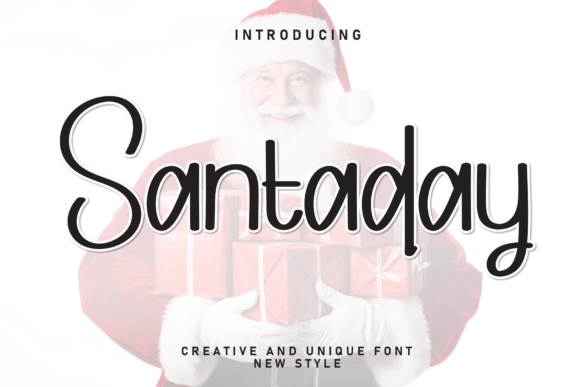 Santaday Font for Web Design