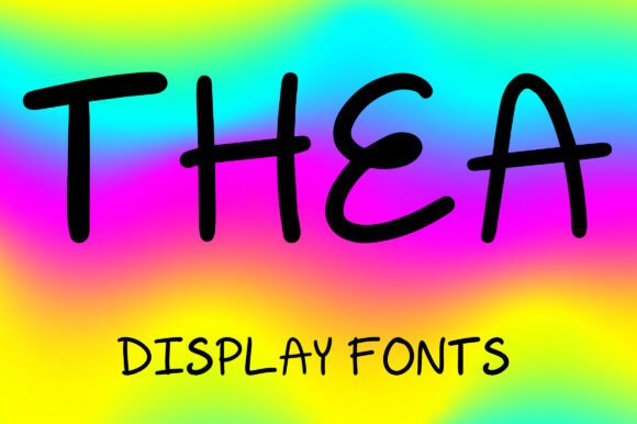 Thea: A Playful Font for Business Branding