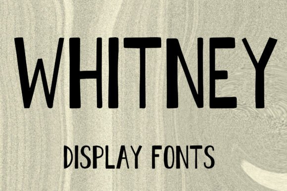 Whitney Font: Elegant Display for Editorial Design