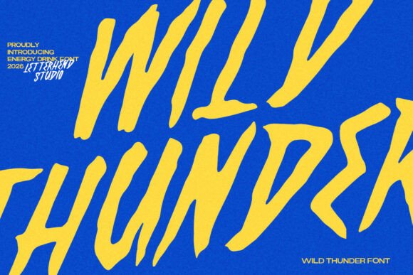 Wild Thunder Font for Bold Branding