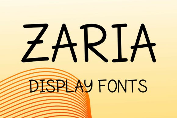 Zaria: A Playful Display Font